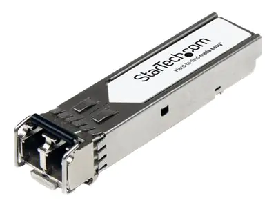 StarTech 10 Gigabit LWL SFP+ Transceiver Modul - HP J9150A kompatibel - MM LC mit DDM - 300m - 10GBase-SR - SFP+-Transceiver-Modul (gleichwertig mit: HP J9150A) - 10 GigE - 10GBase-SR - LC Multi-Mode - bis zu 300 m - 850 nm - für HPE 6120, 6600; ProLiant