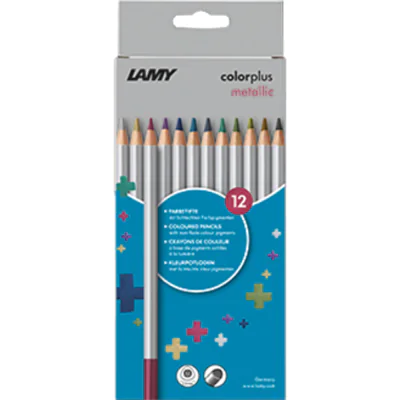 Lamy Farbstift colorplus metallic farbig sortiert 12 St./Pack.