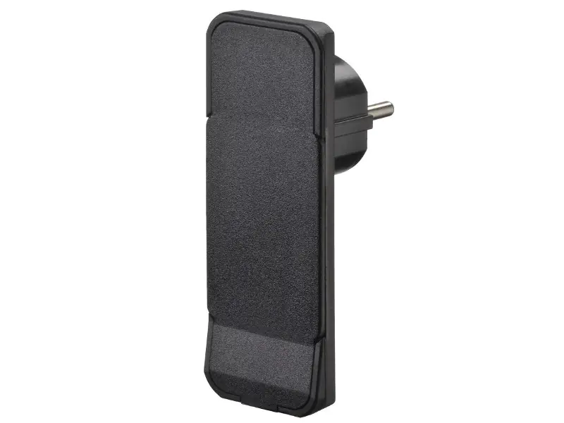 Bachmann FLAT PLUG, mit Flachstecker ohne Auswurfmechanik, schwarz