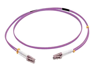 C2G 3m LC/LC OM4 LSZH Fibre Patch - Purple - Patch-Kabel - LC Multi-Mode (M) zu LC Multi-Mode (M) - 3 m - Glasfaser - Duplex - 50/125 Mikrometer - OM4 - lila