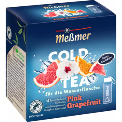 Meßmer Tee Cold Pink Grapefruit 14 Btl./Pack.