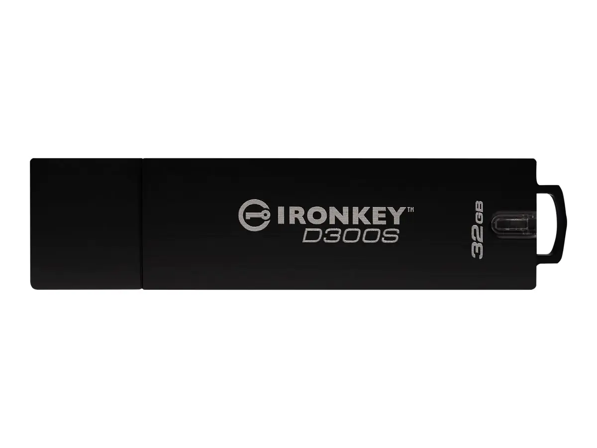 IronKey D300S - USB-Flash-Laufwerk - verschlüsselt - 32 GB - USB 3.1 Gen 1 - FIPS 140-2 Level 3 - TAA-konform