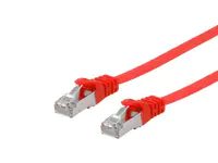 Equip 607622 - 3 m - Cat6a - U/FTP (STP) - RJ-45 - RJ-45 - Rot