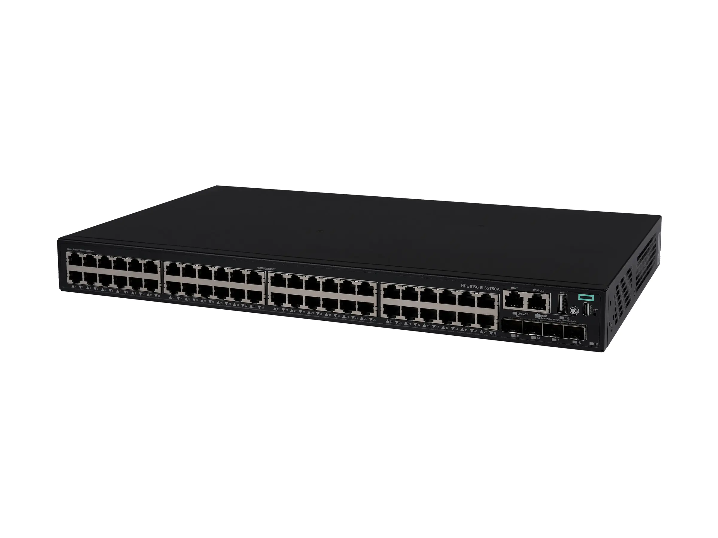 HPE Networking Comware 5150EI 48p 10M/100M/1G 4p SFP+ 1G/10G Switch - Switch - L3 - managed - 48 x