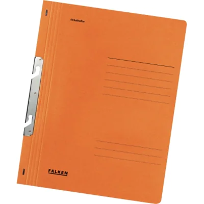 Falken Einhakhefter DIN A4 kaufmännische Heftung orange 80000870