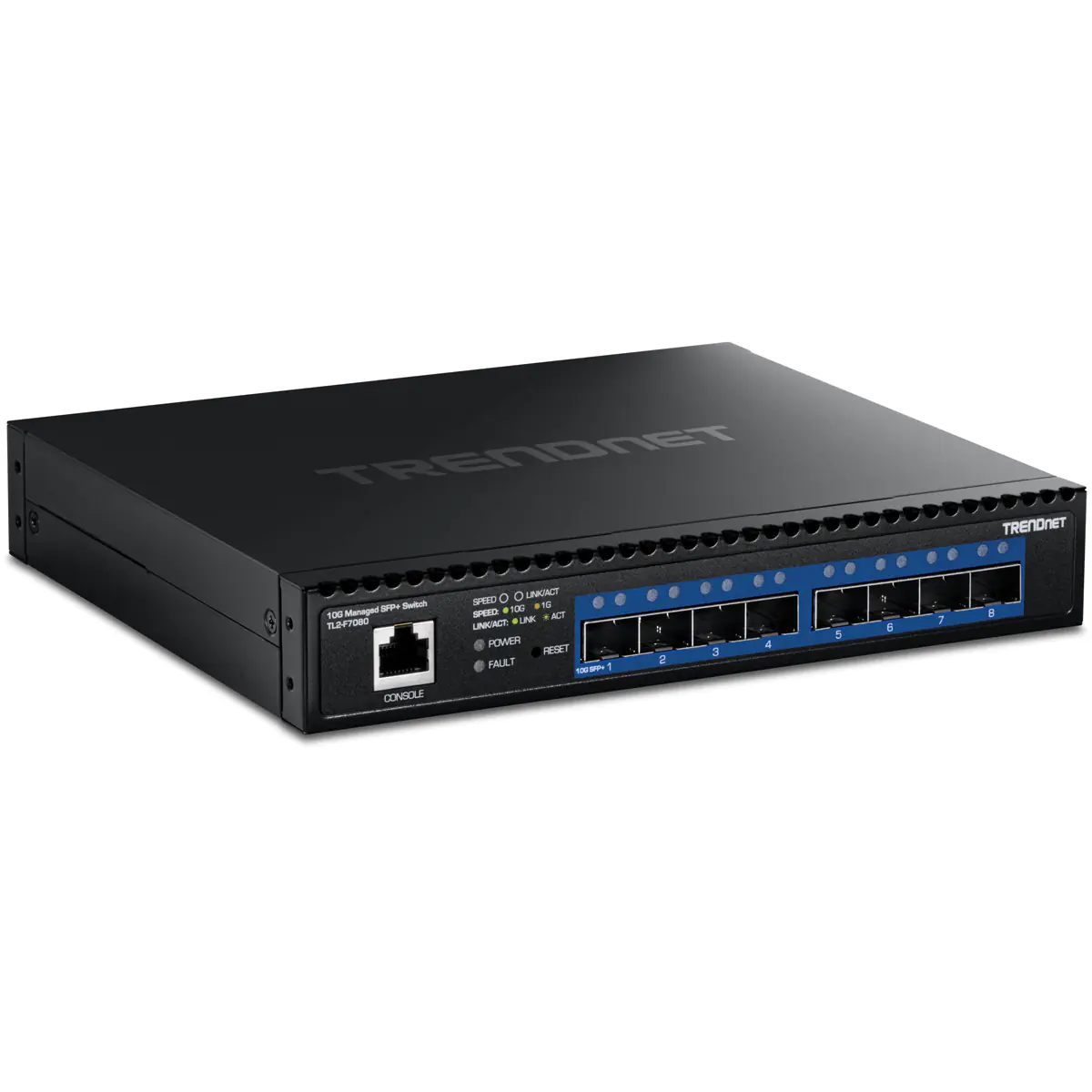 TRENDnet 8-P0RT 10G Layer 2 Managed - Switch - 8-Port