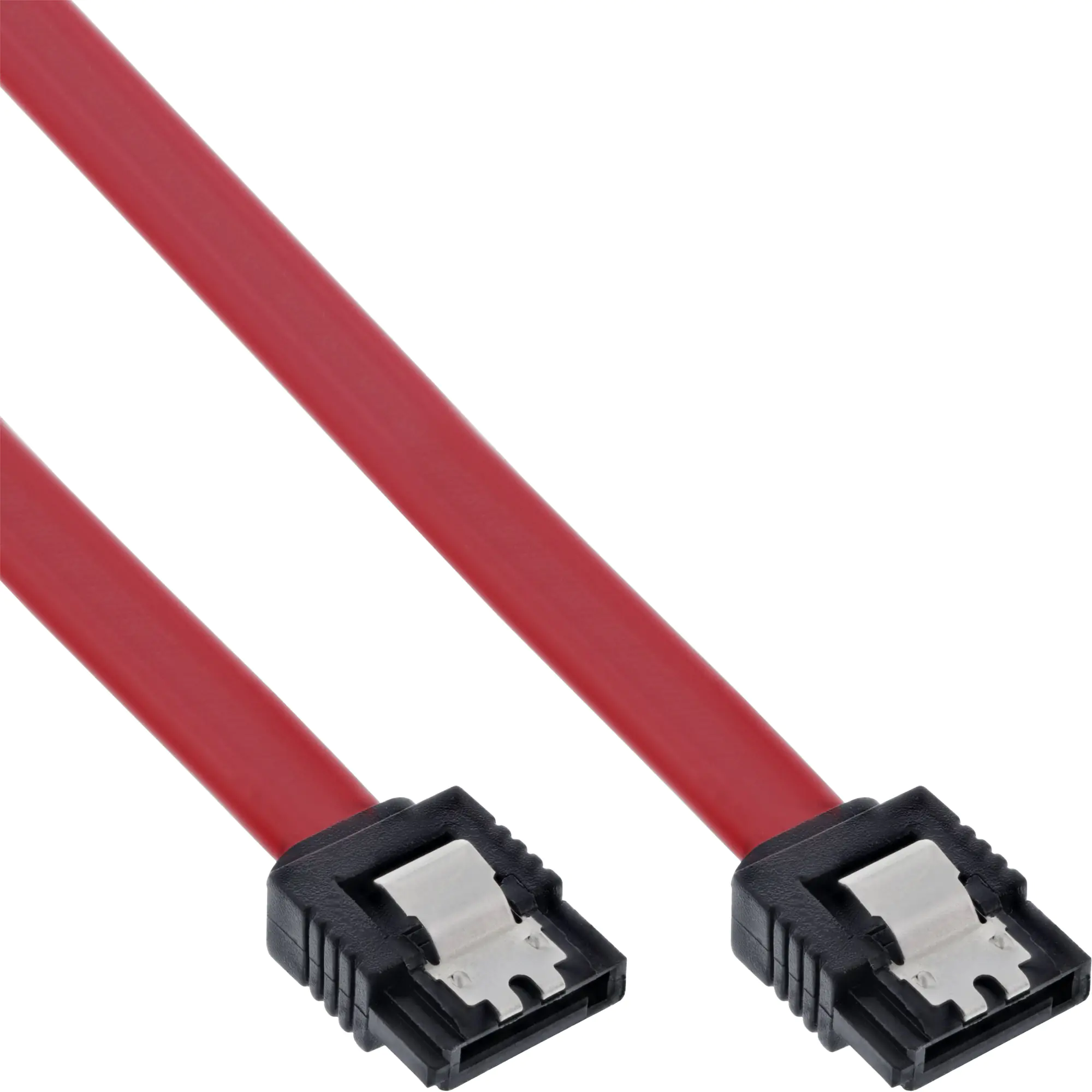 InLine - SATA-Kabel - Serial ATA 150/300 - SATA zu SATA - 70 cm - eingerastet