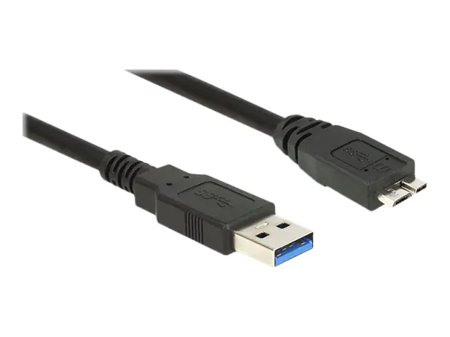 DeLOCK - USB-Kabel - USB Typ A (M) bis Micro-USB Type B (M) - USB 3.0 - 2 m - Schwarz