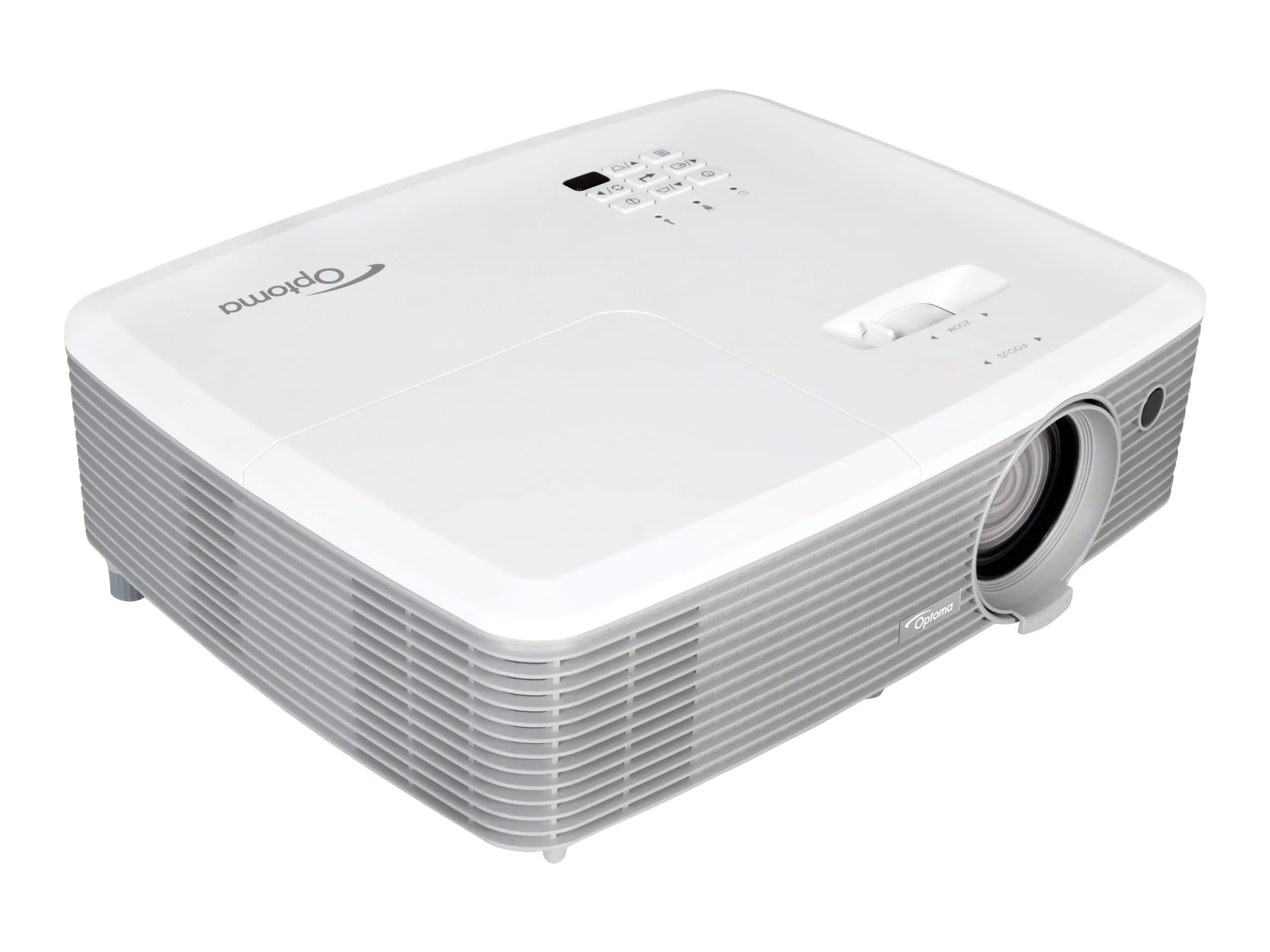 Optoma W400+ - DLP-Projektor - tragbar - 3D - 4000 ANSI-Lumen - WXGA (1280 x 800) - 16:10 - 1080p - LAN