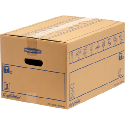 Bankers Box® Umzugskarton SmoothMoveT Standard 32 x 27 x 47 cm (B x H x T) Wellpappe braun