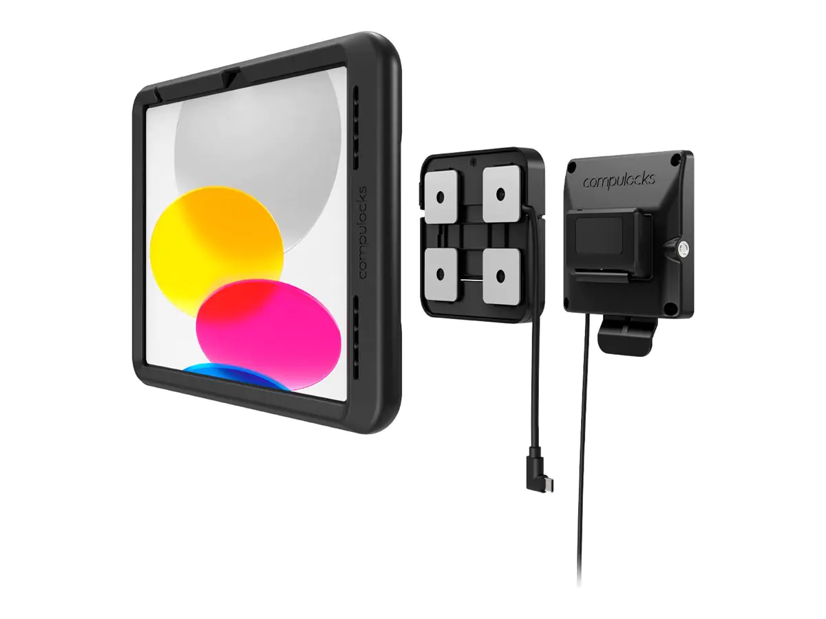 Compulocks iPad 10th-11th (A16) Gen PowerMove Black - Montagekomponente (Gehäuse) - für Tablett - Schwarz - Bildschirmgröße: 27.7 cm (10.9") - für Apple 10.9-inch iPad Wi-Fi, Wi-Fi + Cellular