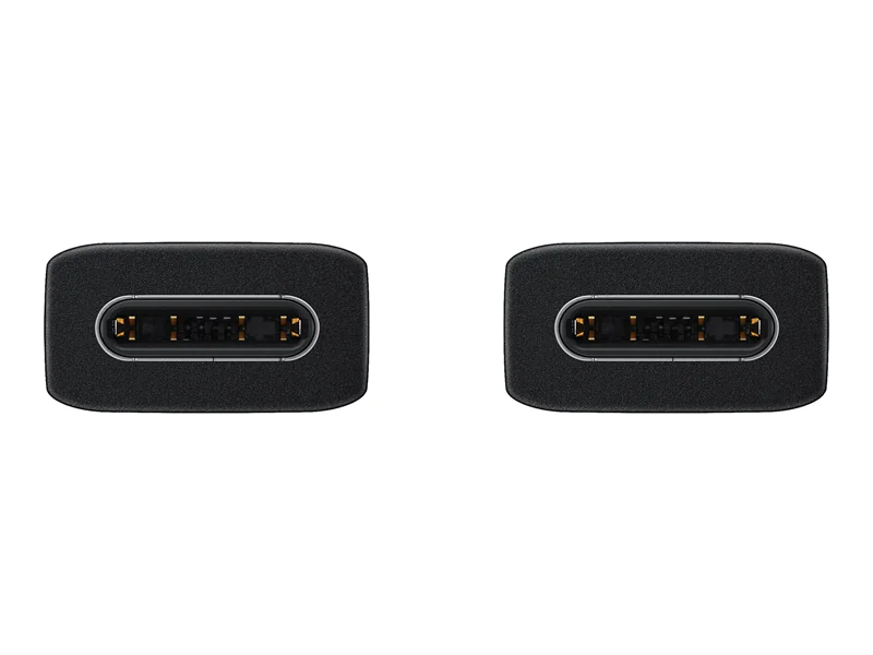 Samsung EP-DN975 - USB-Kabel - 24 pin USB-C (M) zu 24 pin USB-C (M) - USB 2.0 - 1 m - USB-Stromversorgung (5A, 100 W) - Schwarz - für Galaxy Note10, Note10+, Note10+ 5G