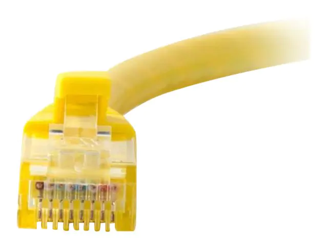 C2G Cat6 Booted Unshielded (UTP) Network Patch Cable - Patch-Kabel - RJ-45 (M) zu RJ-45 (M) - 3 m - UTP - CAT 6 - geformt, ohne Haken, verseilt - Gelb