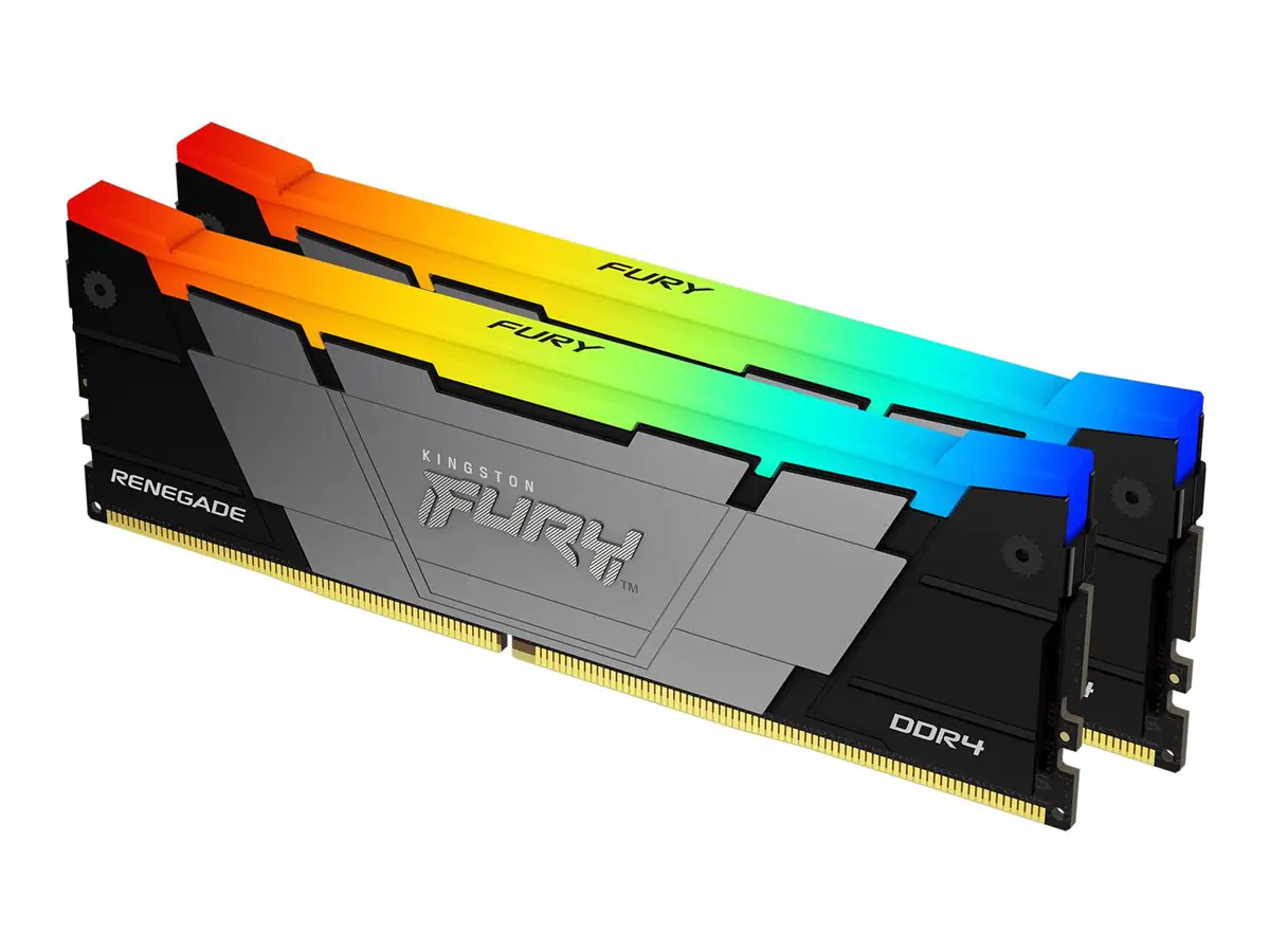Kingston FURY Renegade RGB - DDR4 - Kit - 16 GB: 2 x 8 GB KF446C19RB2AK2/16