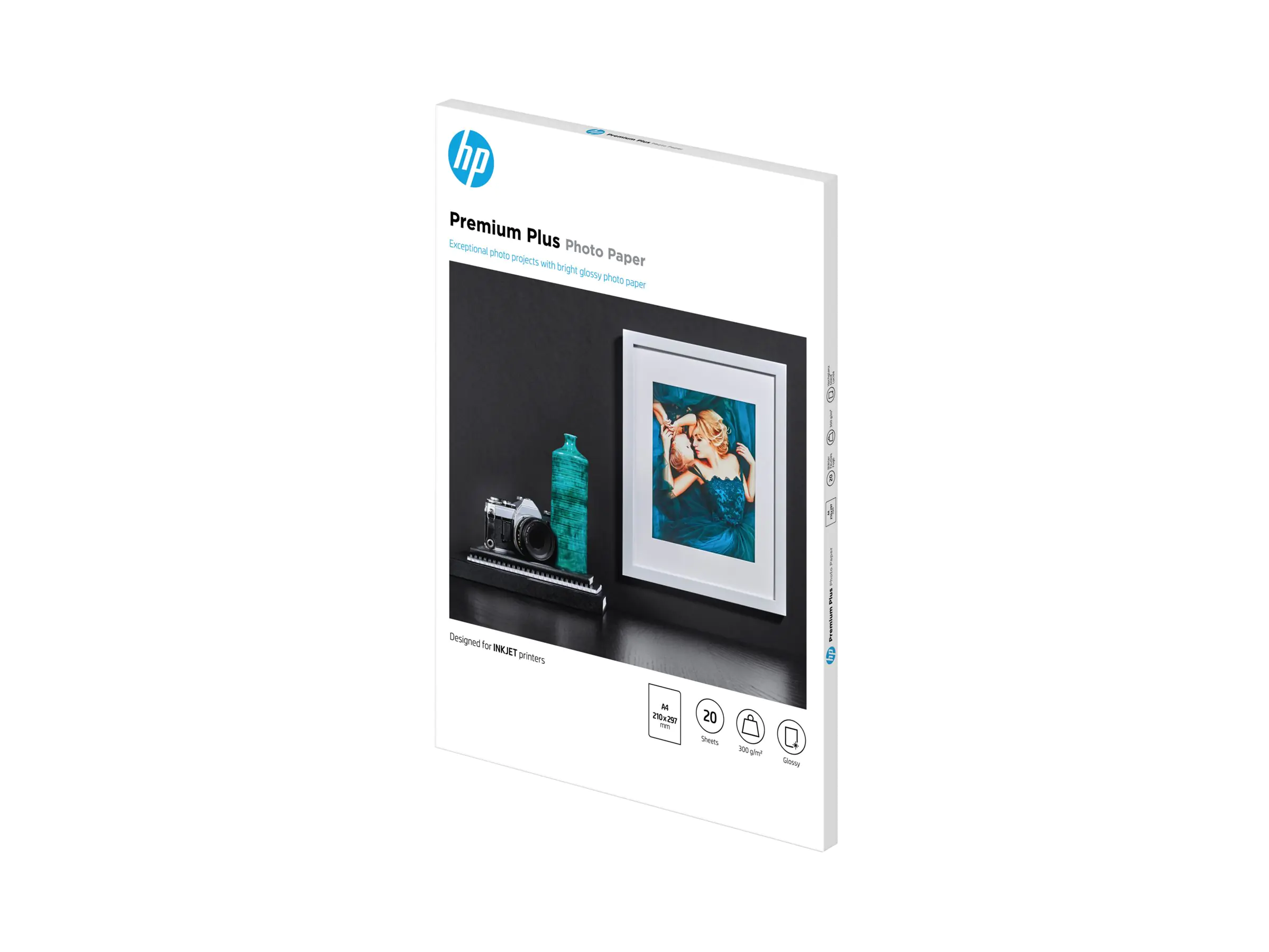 HP Premium Plus Photo Paper - Glänzend - A4 (210 x 297 mm) CR672A