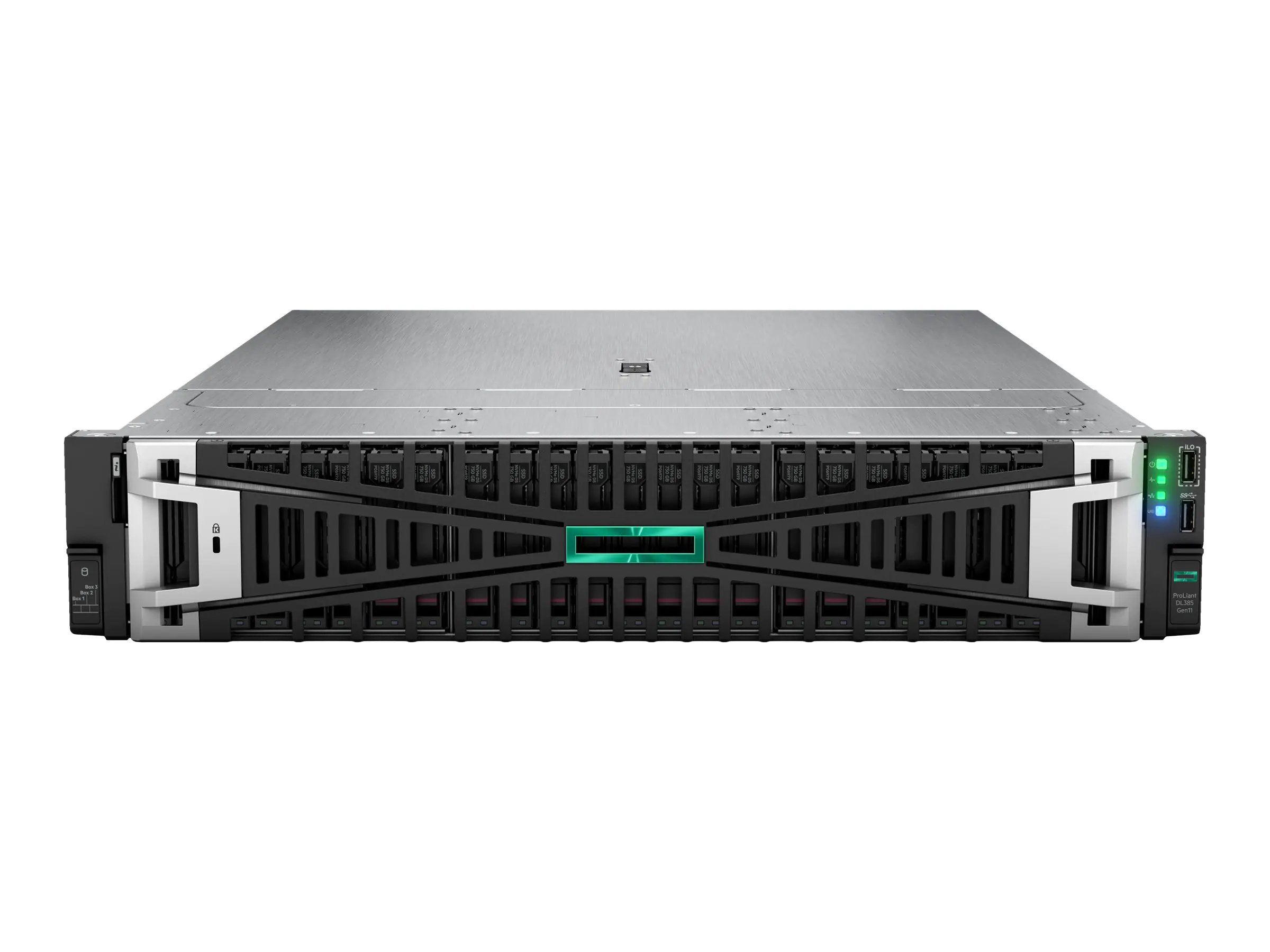 HPE ProLiant DL385 Gen11 - Server - Rack-Montage - 2U - zweiweg - 1 x EPYC 9124 / 3 GHz - RAM 64 GB