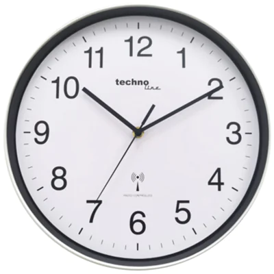 technoline® Funkuhr WT 8030 30cm Kunststoff