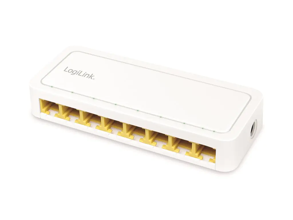 LogiLink Switch - 8 x 10/100/1000 - Desktop