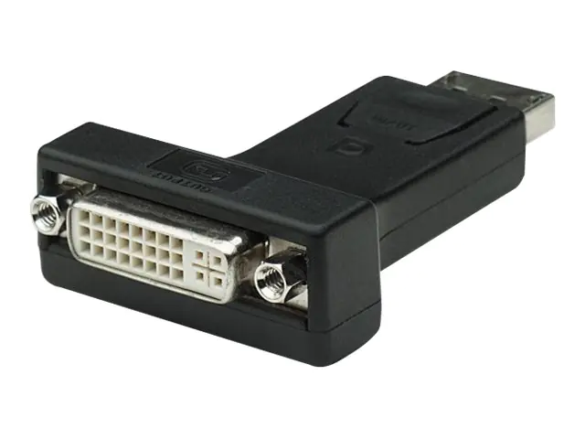 TECHly - Videoadapter - DisplayPort (M) zu DVI-I (W) - 7.3 cm - Schwarz