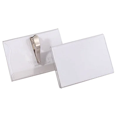 DURABLE Namensschild 811119 90x54mm Kunststoff tr 25 St./Pack.