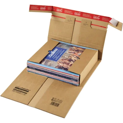 ColomPac® Versandkarton Innenmaße: 32 x -6 x 32 cm (B x H x T) Außenmaße: 37,1 x -7 x 33,2 cm (B x H x T) Wellpappe 1-wellig braun