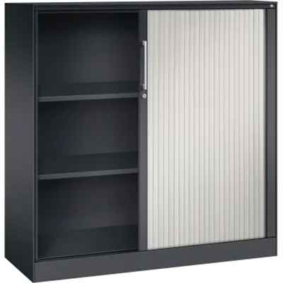 C+P Aktenschrank 143031000S10077 3OH 1310x1200x435mm sgr/lgr