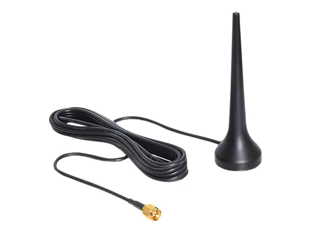 DeLOCK GSM Quadband Antenna - Antenne - Mobiltelefon - 2 dBi - ungerichtet - außen - Schwarz