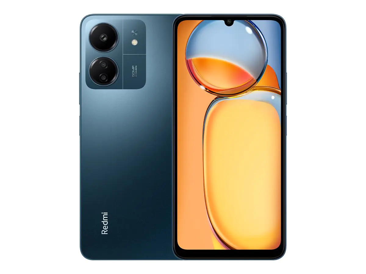 Xiaomi Redmi 13C - 4G Smartphone - Dual-SIM - RAM 8 GB / Interner Speicher 256 GB - microSD slot - LCD-Anzeige - 6.74" - 1600 x 720 Pixel (90 Hz) - Triple-Kamera 50 MP, 2 MP - front camera 8 MP - Marineblau