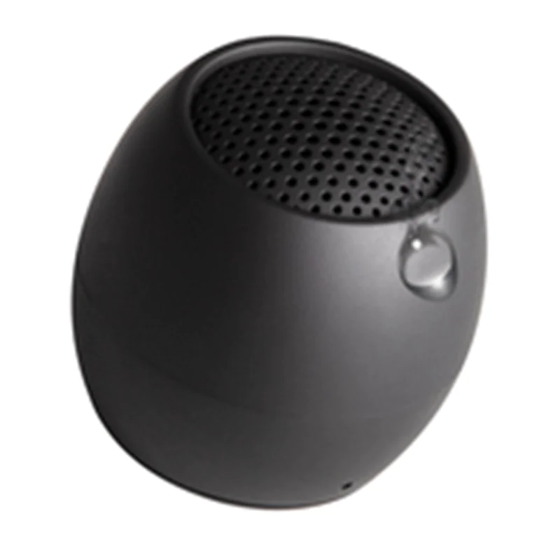 BOOMPODS Zero Speaker, 3 cm, 3 W, Kabellos, Tragbarer Mono-Lautsprecher, Schwarz, Sphärisch ZERBLK