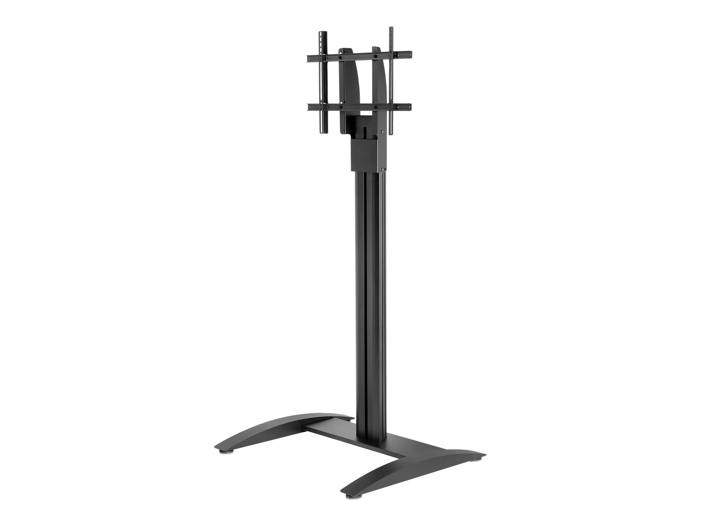 Peerless Flat Panel Stand SS560F - Aufstellung (Bodenplatte, Spalte, VESA-Adapter) - für Flachbildschirm - Aluminium, kaltgewalzter Stahl, Epoxidharz - Schwarz - Bildschirmgröße: 81.3-190.5 cm (32"-75") - Bodenaufstellung