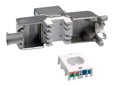 VALUE - Modulare Eingabe - CAT 6a - STP - RJ-45 - Silber