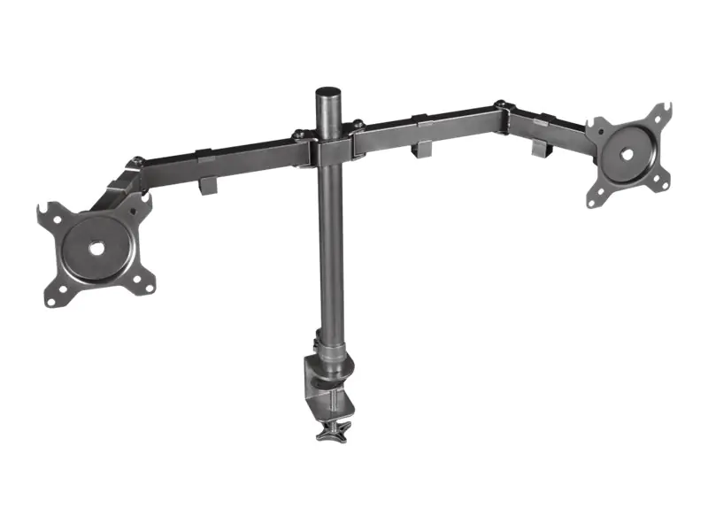 Trust GXT 1120 Mara - Befestigungskit (Halterung für Schreibtisch, Klammerbasis) - einstellbarer Doppelarm - für 2 LCD-Displays - Bildschirmgröße: bis zu 81,3 cm (bis zu 32 Zoll) - Schreibtisch