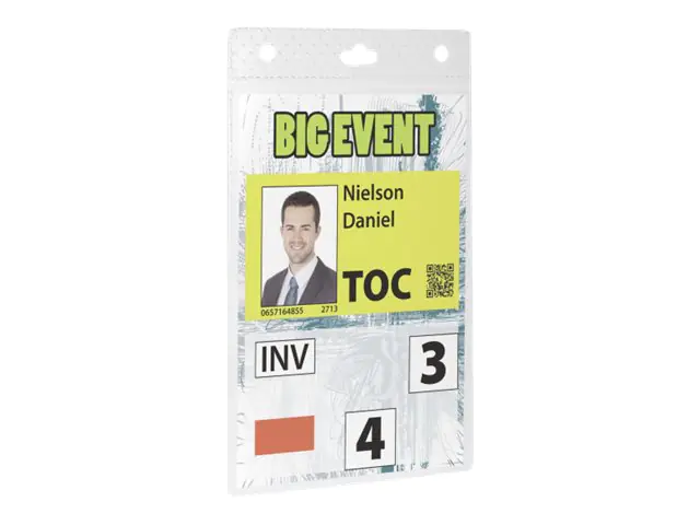 Durable Namensschildhalterung - für A6 - durchsichtig (Packung mit 20) 852619
