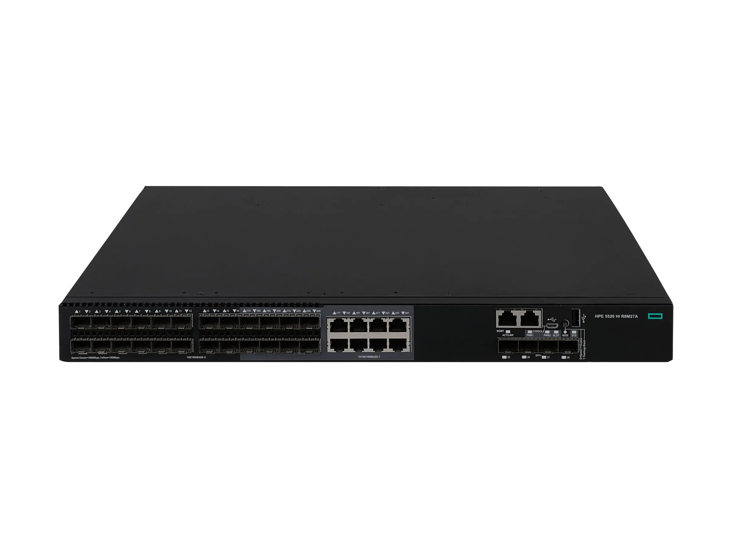 HPE FlexNetwork 5520 24G SFP 4SFP+ HI 1-slot Switch