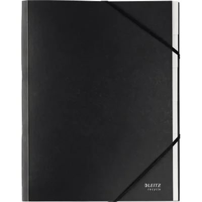 Leitz Ordnungsmappe recycle 39140095 A4 6Fächer schwarz