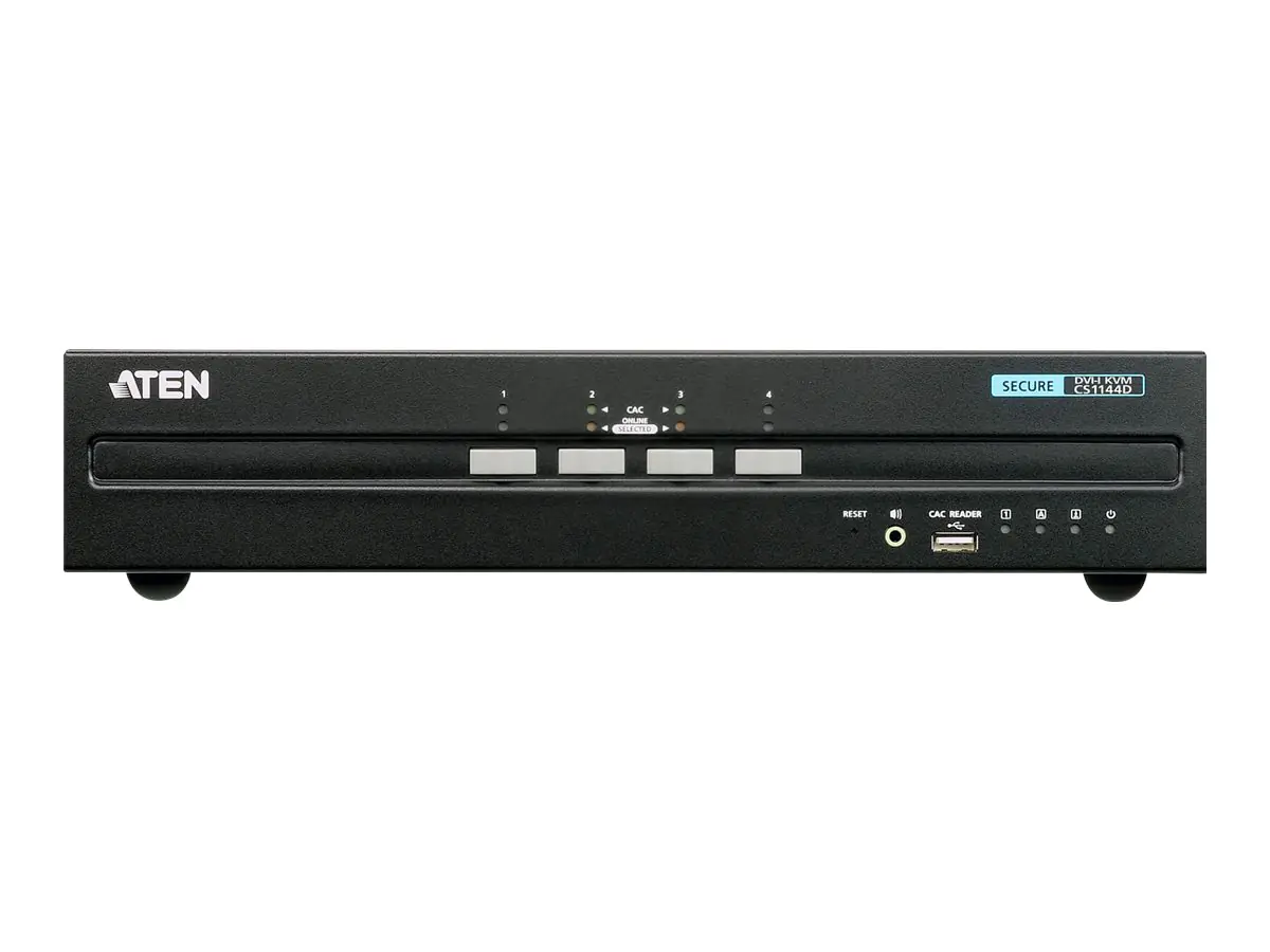 ATEN CS1144D - KVM-/Audio-Switch - 4 x KVM/Audio - 1 lokaler Benutzer - Desktop