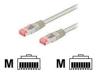 wentronic - Netzwerkkabel - RJ-45 (M) zu RJ-45 (M) - 20 m - SSTP-Kabel - CAT 6 - Grau
