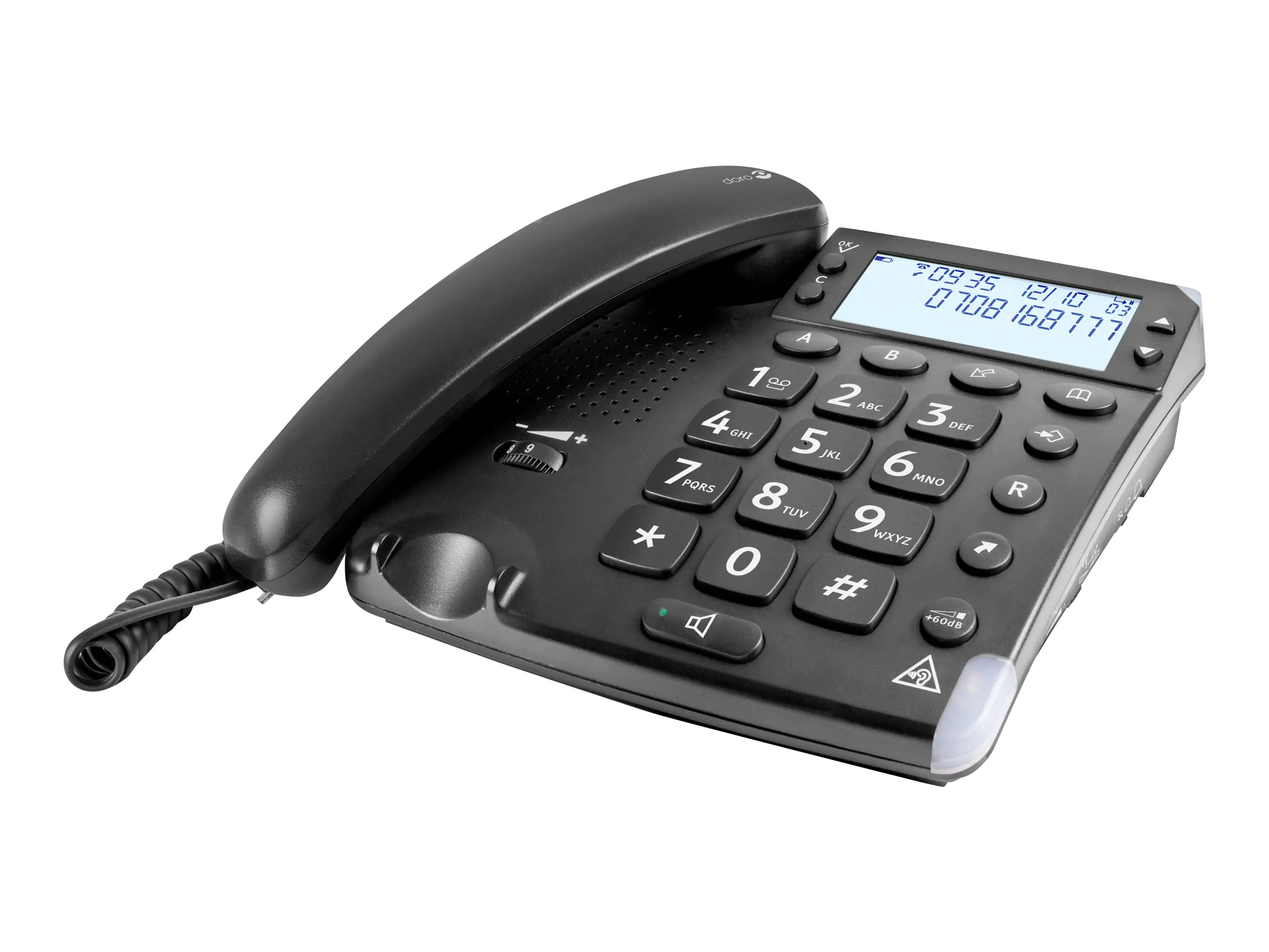 Doro Magna 4000 - Telefon mit Schnur mit Rufnummernanzeige/Anklopffunktion
