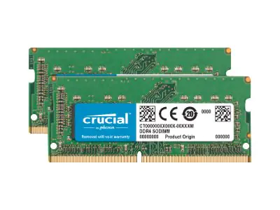 Crucial - DDR4 - kit - 32 GB: 2 x 16 GB - SO DIMM 260-PIN - 2400 MHz / PC4-19200 - CL17 - 1.2 V - ungepuffert - non-ECC - für Apple iMac mit Retina 5K Display (Mitte 2017)