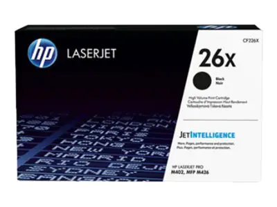 HP 26X - Hohe Ergiebigkeit - Schwarz - Original - LaserJet - Tonerpatrone (CF226X) - für LaserJet Pro M402, MFP M426