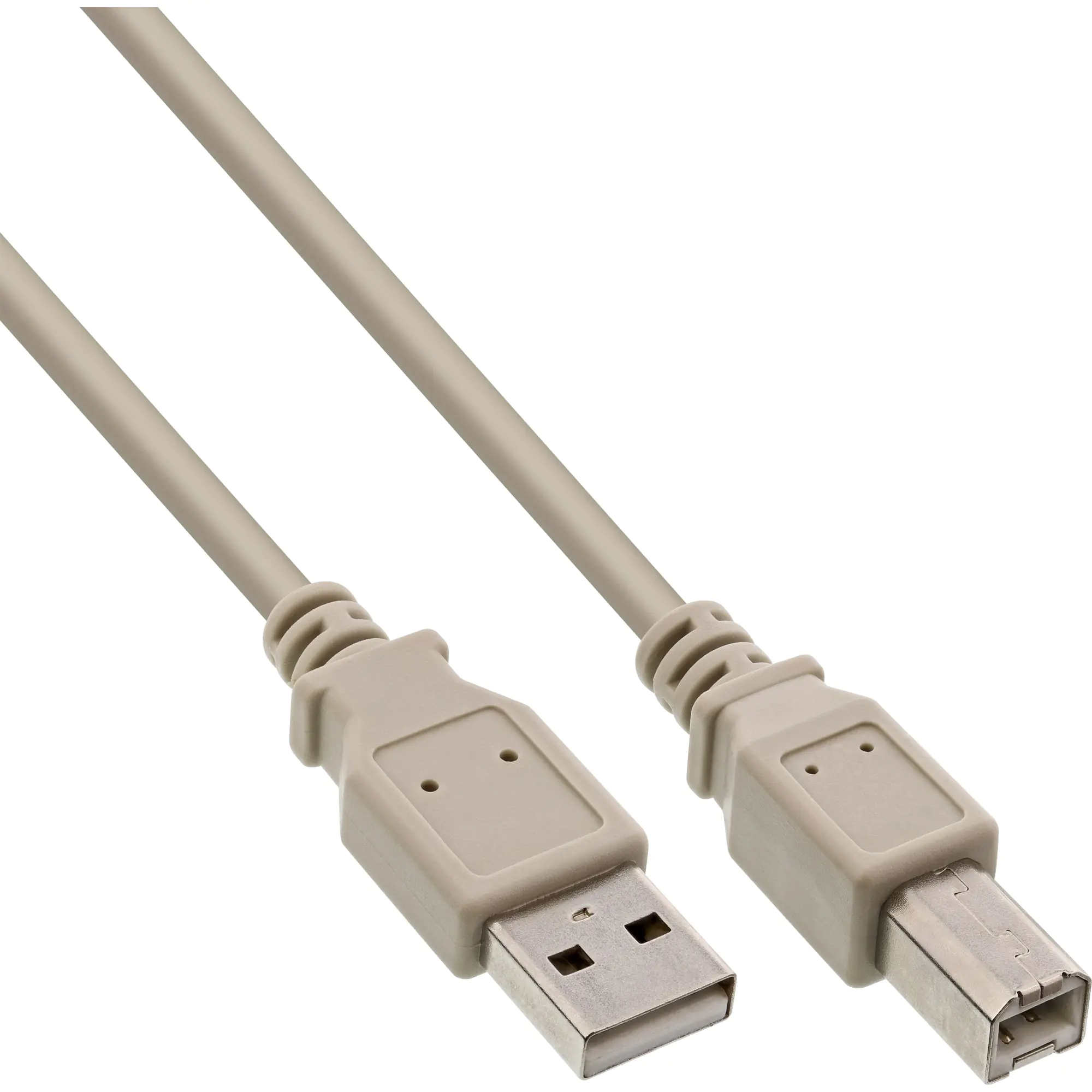 InLine - USB-Kabel - USB (M) zu USB Typ B (M) - 50 cm - beige