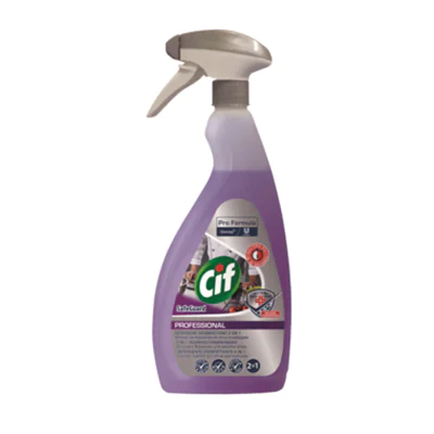 CIF Desinfektionsreiniger Professional Safeguard 2in1 Bakterien, Hefe, umhüllte Viren 11 Sprühflasche Kunststoff 0,75l