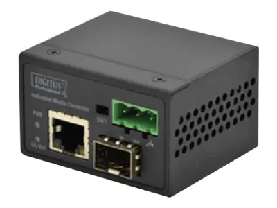 Digitus DN-85004 - Medienkonverter - 100Mb LAN - 10Base-T, 100Base-FX, 100Base-TX - RJ-45 / SFP (mini-GBIC)