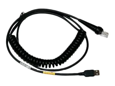Honeywell STK Cable - USB-Kabel - USB (M) - 3 m - gewickelt - Schwarz - für Honeywell MS1633 FocusBT; Hyperion 1300g; Voyager 1200g, 1452g