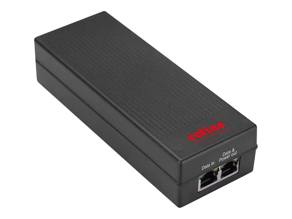 Roline Gigabit Ethernet PoE Injektor - Power Injector - 30 Watt - Ausgangsanschlüsse: 1