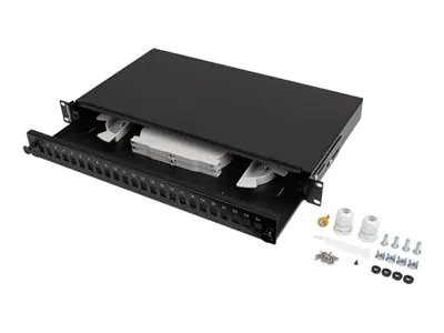 Lanberg Patch Panel - 24 x SC Simplex / 24 x LC Duplex - Rack montierbar - SC/LC x 24 - RAL 9004,
