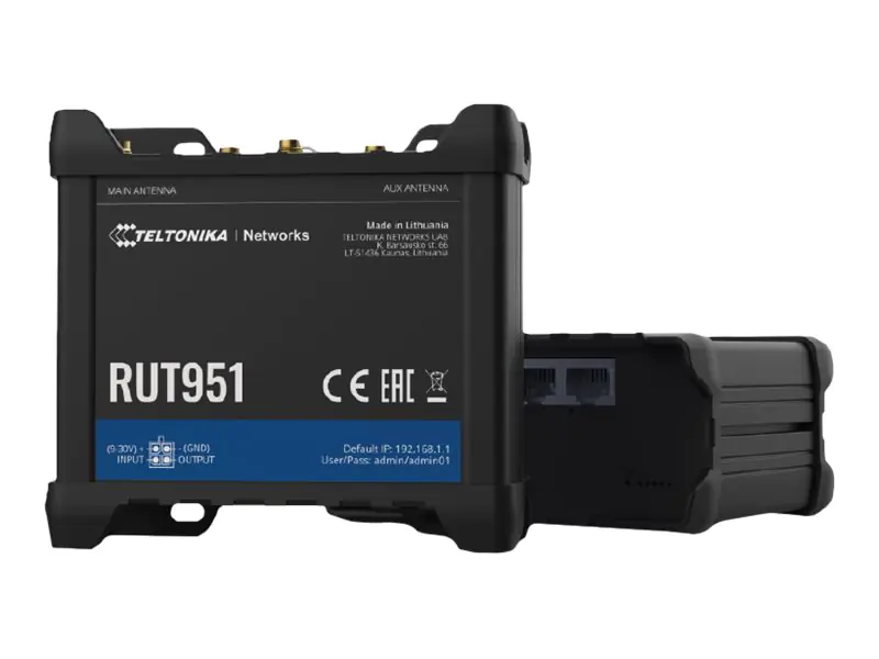 Teltonika RUT951 - Wireless Router - WWAN 3-Port-Switch 2,4 GHz