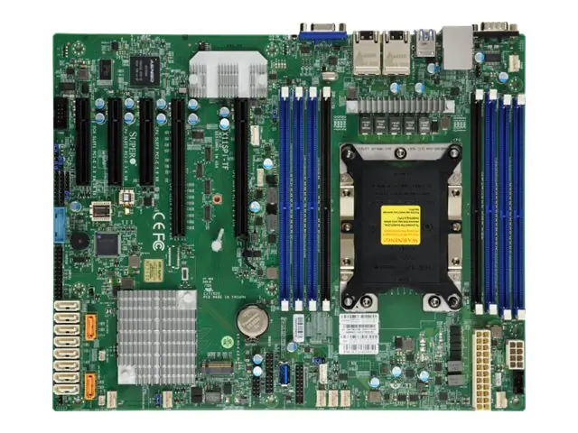 SUPERMICRO X11SPI-TF - Motherboard - ATX - Socket P - C622 - USB 3.0 - 2 x 10 Gigabit LAN - Onboard-Grafik