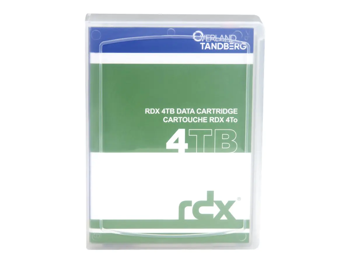 Overland-Tandberg - RDX HDD Kartusche - 4 TB - mit 3 Jahre Fortschrittlicher Austauschservice - für P/N: 8636-RDX, 8782-RDX, 8785-RDX, 8813-RDX