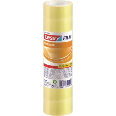 Tesa Standard, 10 m, Transparent, Polypropylen (PP), Kork, Papier, 19 mm, 9 Stück(e) 57206-00001-00